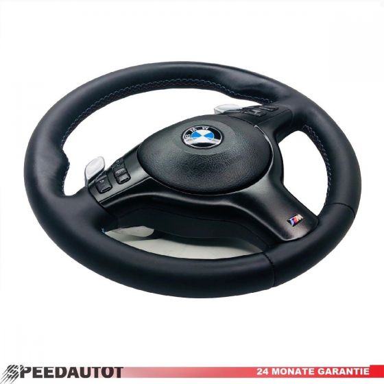 TAUSCH Lenkrad Abgeflacht Alcantara Lenkrad BMW M3 E46 multifunktion Blau-Ring  Couverture en cuir de volant, pièces d'auto reconditionnées - Boutique en  ligne speedautot