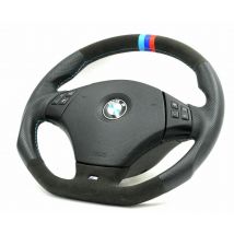 Volant Multifonction Aplati BMW Pour E90, E91 - Cuir Remis à Neuf - Garantie 24 Mois