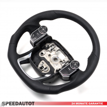 Volant Plat Range Rover Sport L494 Alcantara Noir - Reconditionné, échange Standard - Palettes Incluses