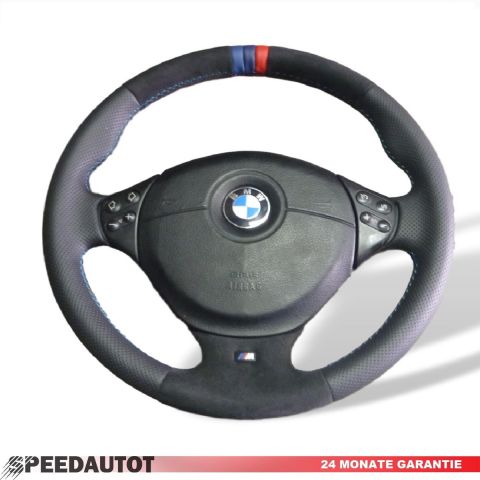 Lederlenkrad BMW E34 E39 E3 Z3  mit Airbag NEU  LEDERRBEZUG mit ALCANTARA!!! 
