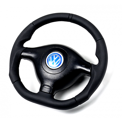 Volant aplati cuir pour VW Golf 4 / Bora / Passat 3B, 3BG