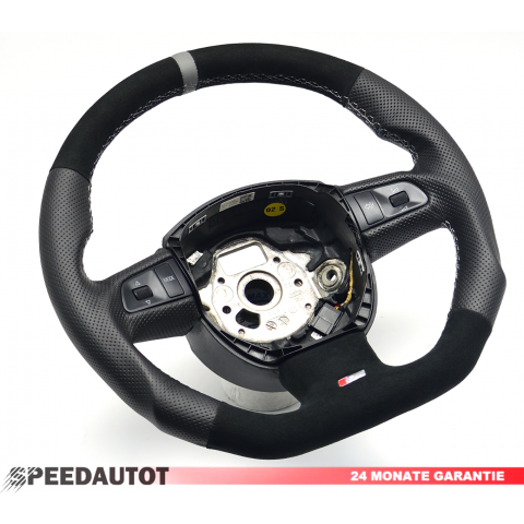 S-LINE Volant cuir aplati AUDI A4 A3 A6 Q5 A5 Echange standard