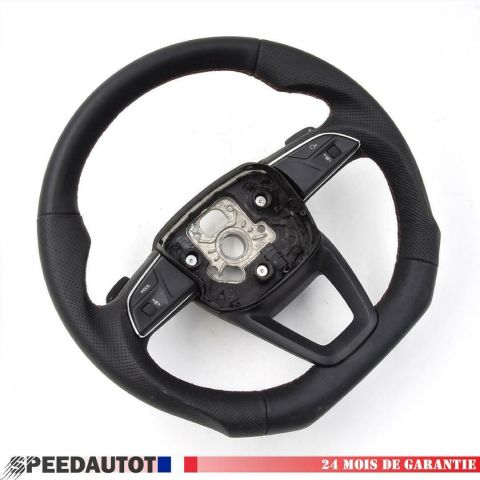 Volant cuir aplati Audi A3 A4 A5 Q2 8W0 Volant cuir MULTIFONCTION DSG