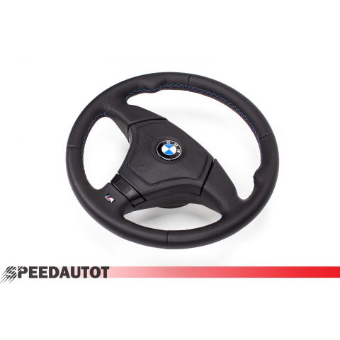 Leder Lenkrad Lederlenkrad BMW M3 E46 Steering Wheel mit Airbag